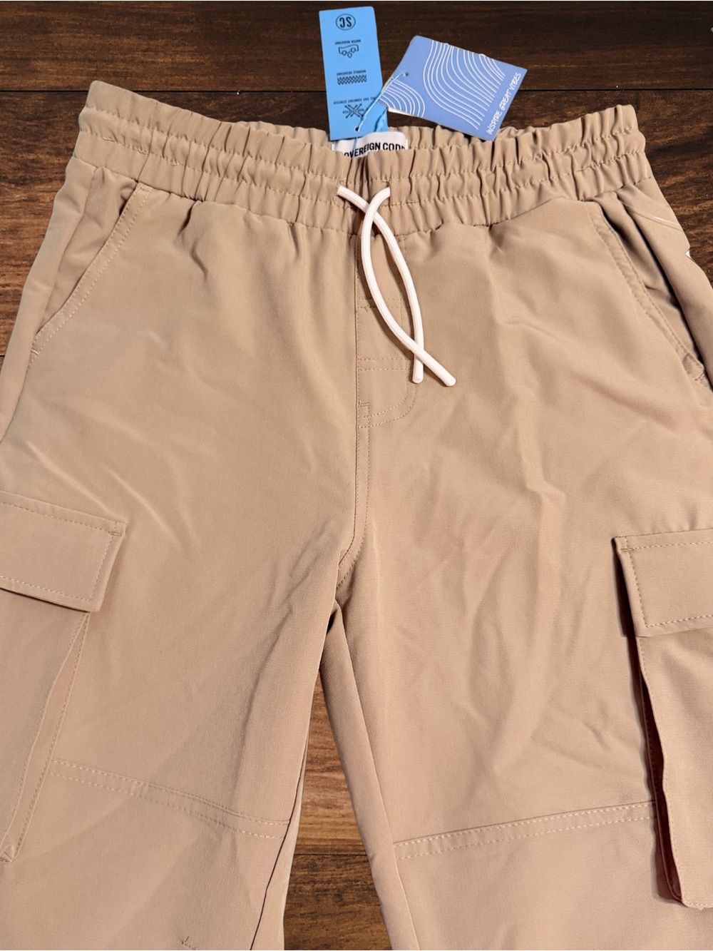 Sovereign Code Jamie Cargo Joggers Size 18/20 NWT Stone
